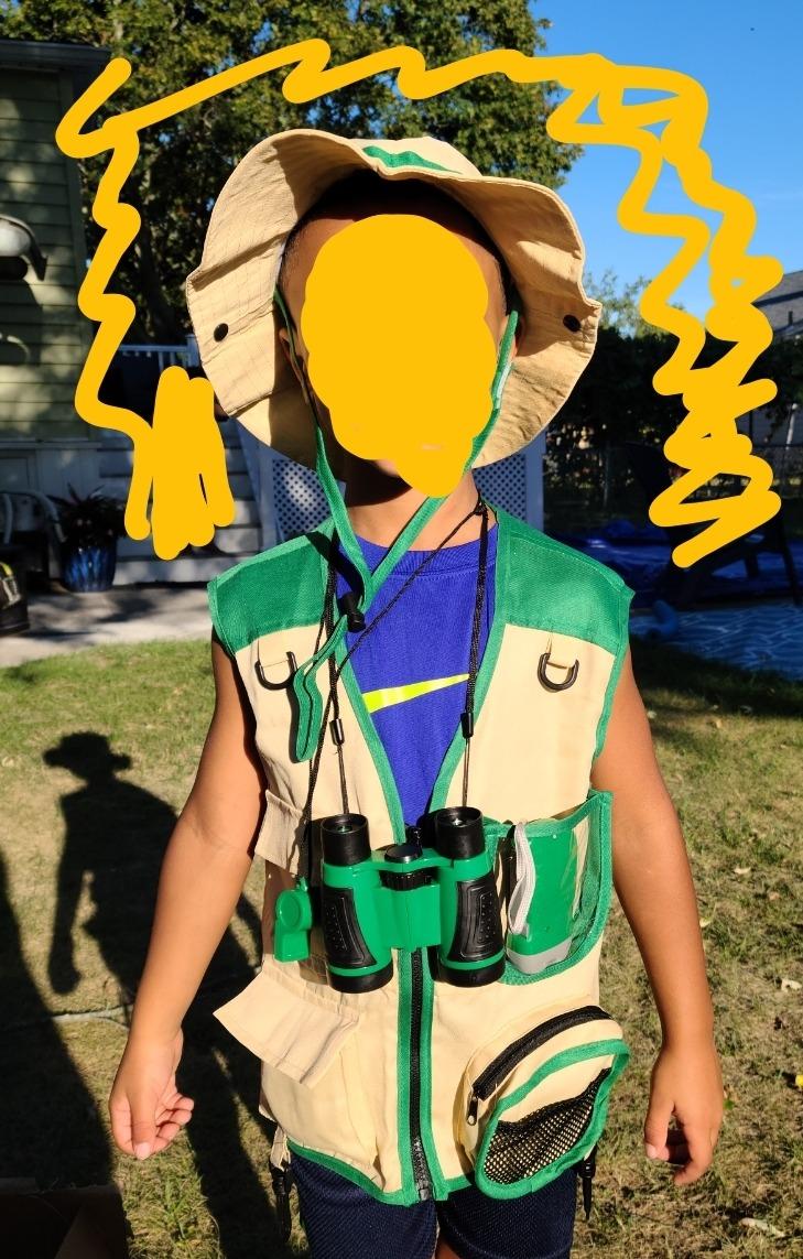 Kids Explorer Kit – Bug Catcher with Binoculars & Safari Costume Vest customer photo 1