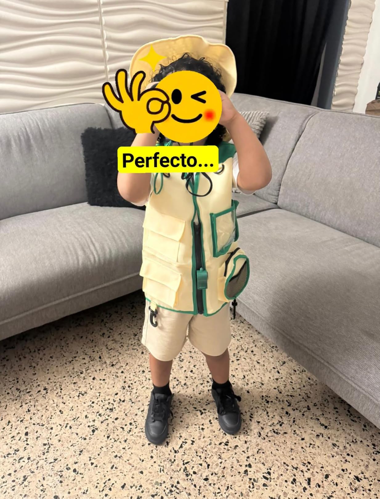 Kids Explorer Kit – Bug Catcher with Binoculars & Safari Costume Vest customer photo 2