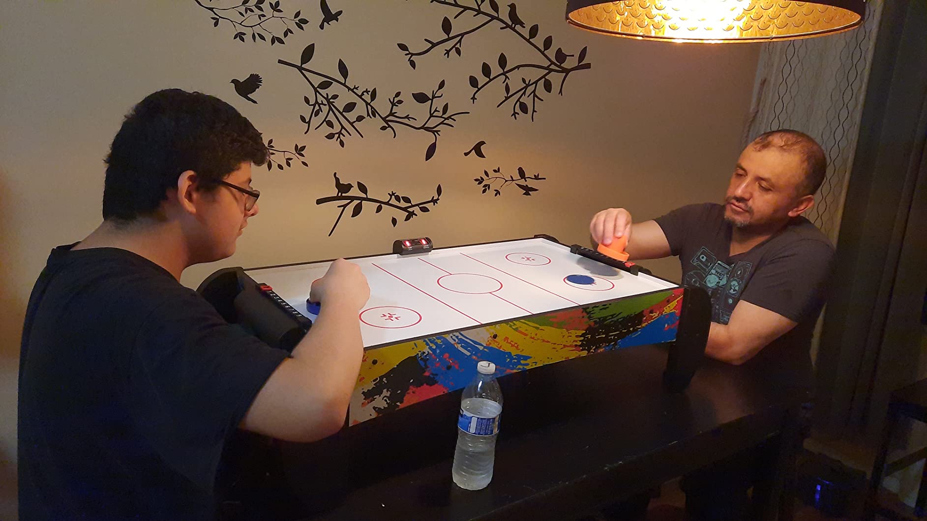 Air Hockey Table for Kids | Tabletop Air Hockey for Children, Girls, Boys, Teens with Air Hockey Pucks and Paddles, Electronic Fans customer photo 1