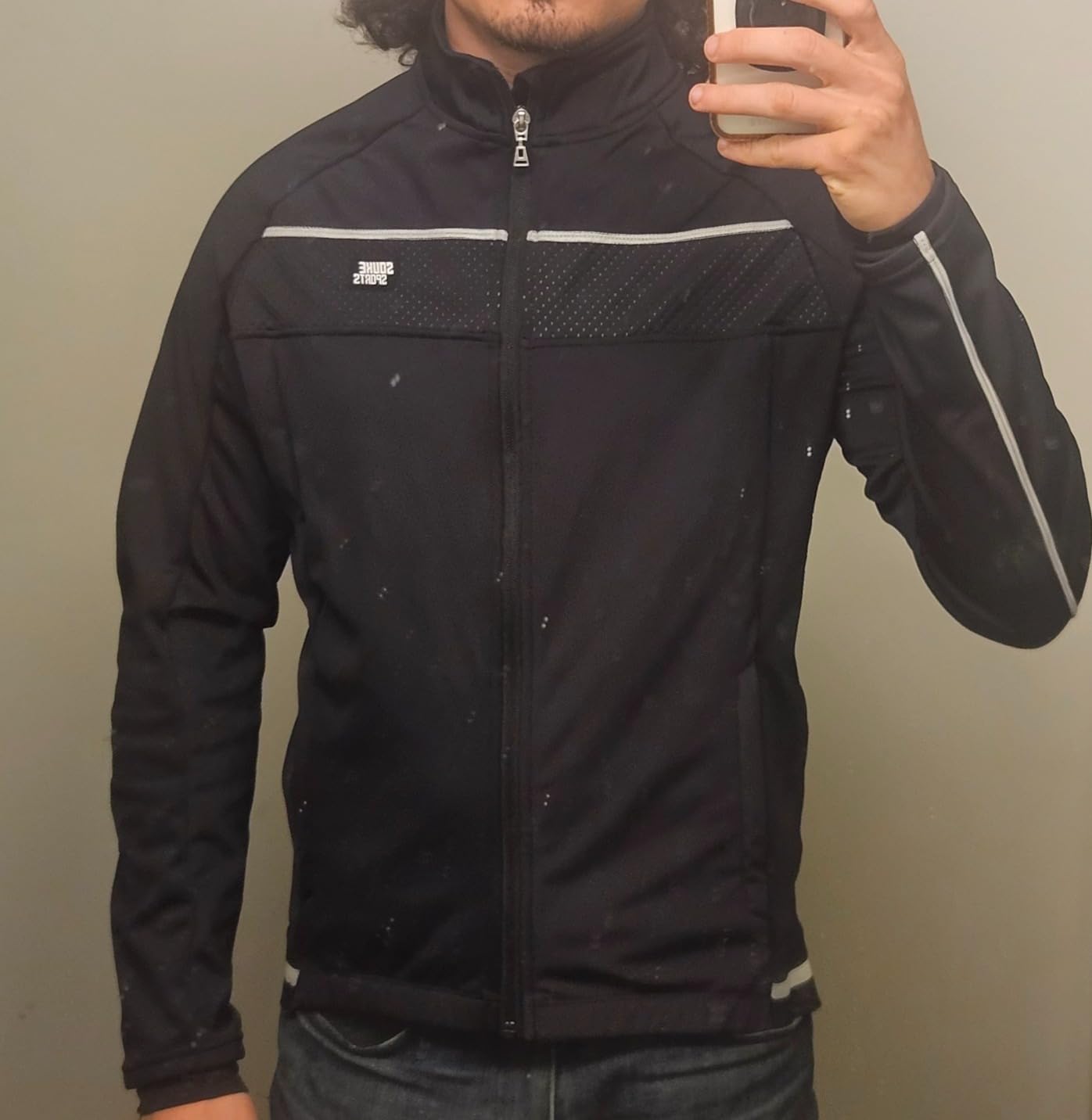 Souke Sports Men's Winter Cycling Jacket Windproof Thermal Bike Jacket customer photo 2