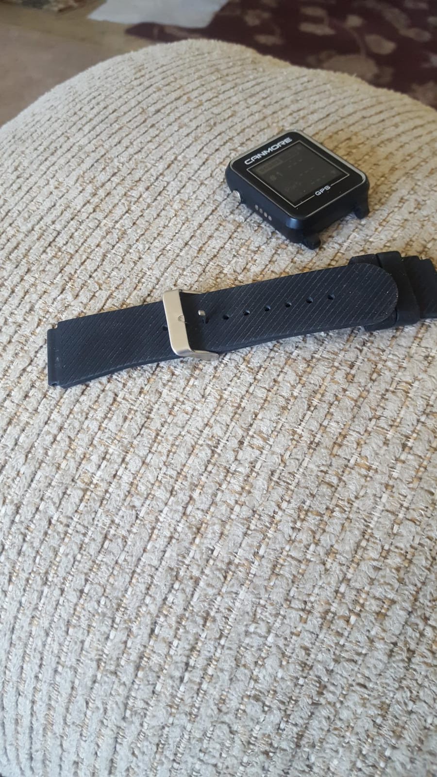 CANMORE TW353 Golf GPS Watch, Preloaded Courses, Black/Gray customer photo 1
