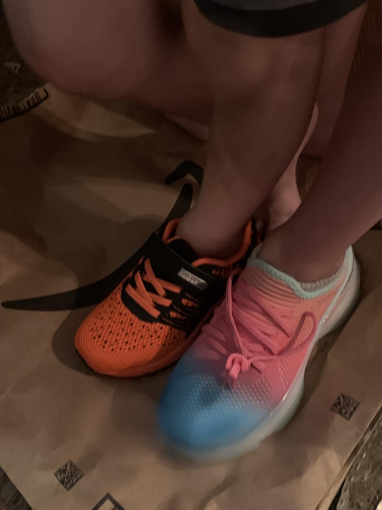 KUBUA Kids Sneakers Lightweight Boys Girls Tennis Shoes customer photo 1