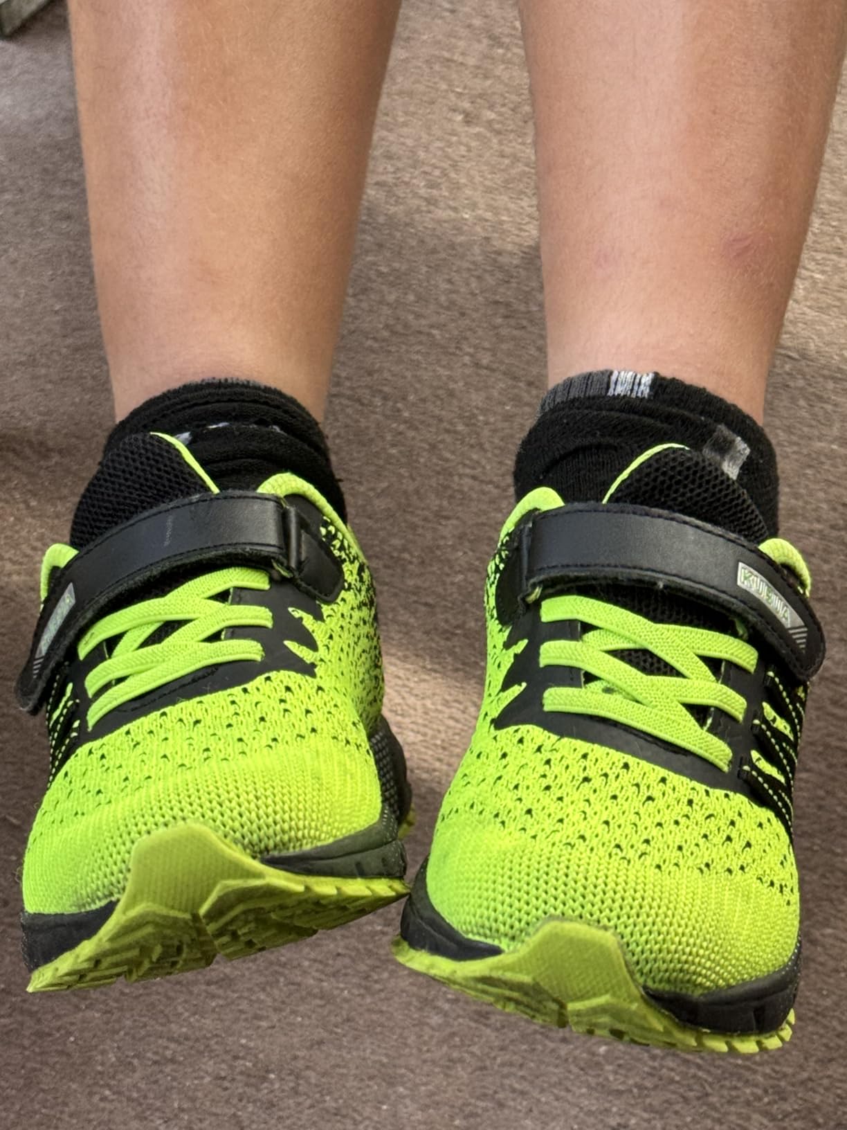 KUBUA Kids Sneakers Lightweight Boys Girls Tennis Shoes customer photo 2
