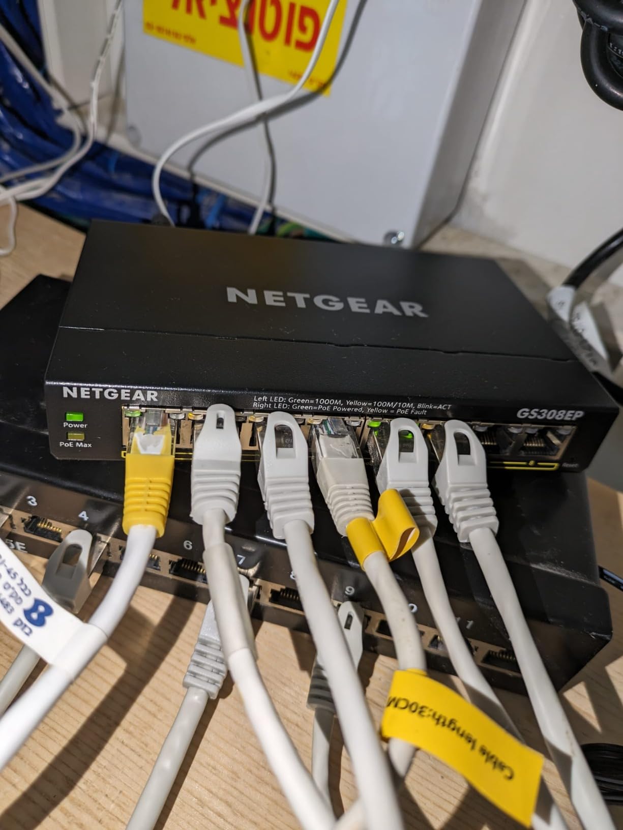 NETGEAR 8 Port PoE Gigabit Ethernet Easy Smart Managed Switch (GS308EP) customer photo 2