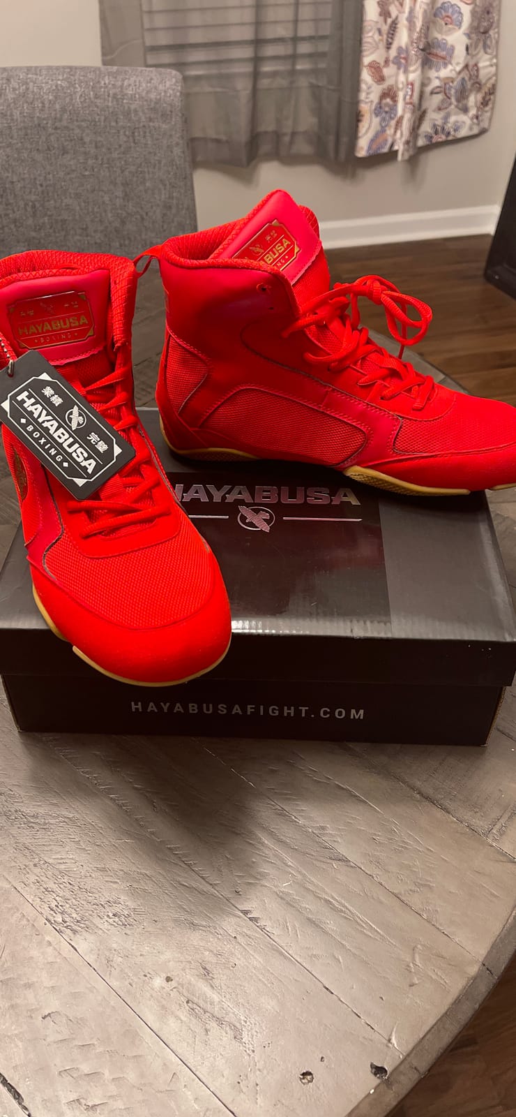 Hayabusa Pro Boxing Lightweight Shoes | Boxing Shoes for Men and Women, Wrestling Shoes, Boxing Boots, Cross Training Shoes, Boxing Shoes Women,Boxing Training Shoes customer photo 2