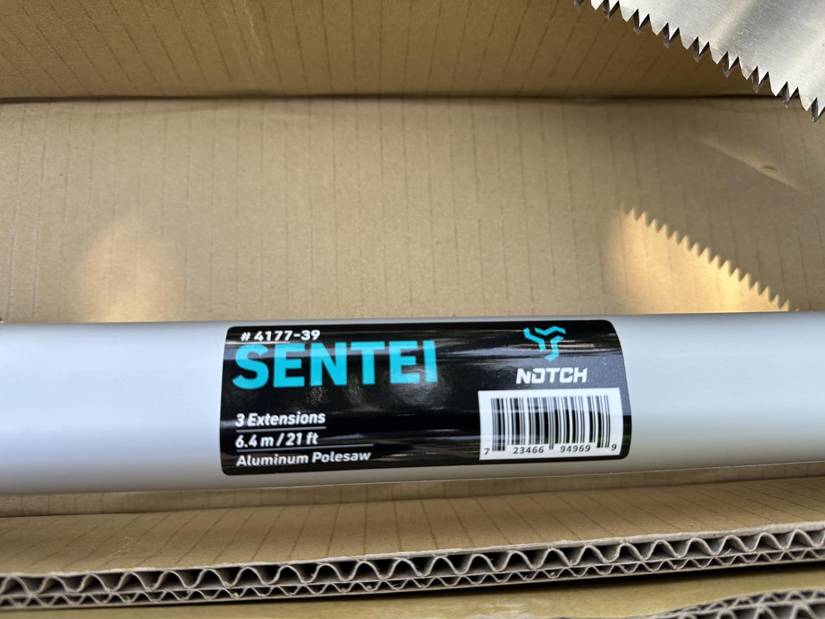 Notch 21' Sentei 4-Section Telescoping Aluminum Polesaw 15.4
