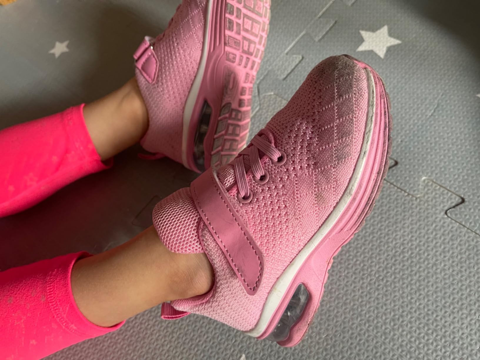 Anlarach Kids Toddler Shoes Boys Girls Running Air Cushion Sneakers customer photo 2