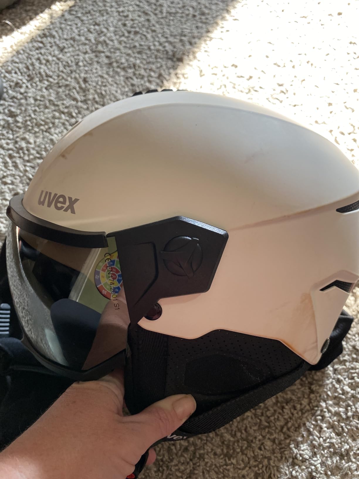 uvex Instinct Visor - Adjustable Ski & Snowboard Helmet with Integrated Visor for Women & Men customer photo 1