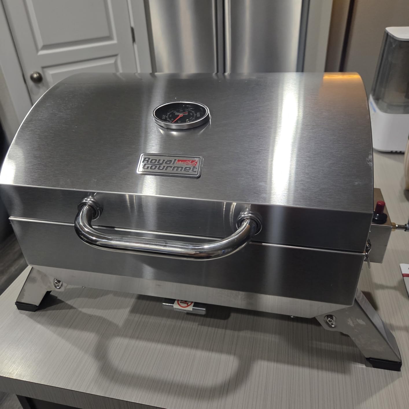 Royal Gourmet GT1001 Stainless Steel Portable Grill with Folding Legs customer photo 1