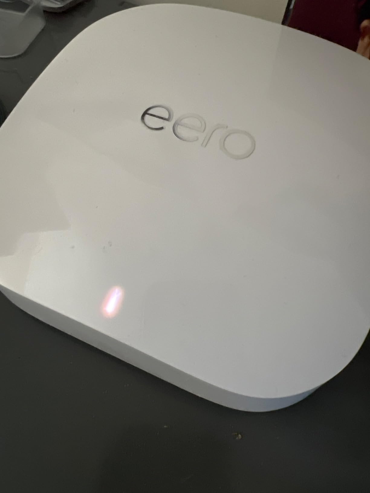 Amazon eero Pro 6E mesh wifi router - Supports internet plans up to 2.5 Gbps, Coverage up to 2,000 sq. ft., Connect 100+ devices, 1-pack customer photo 1