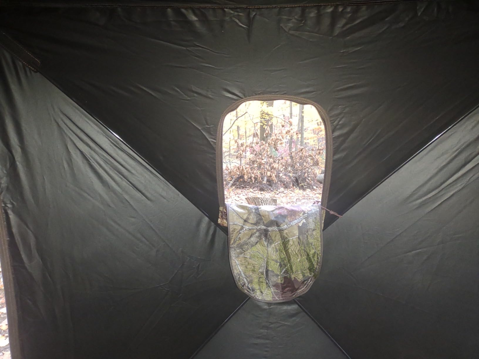 Barronett Blinds® Feather Five, Portable Hunting Blind, Huge Interior, Lightweight, 4-Person, Bloodtrail® Backwoods, 72” x 84” x 84”, FF500BW customer photo 1