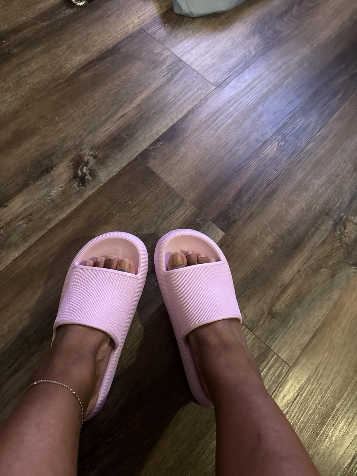 Joomra Pillow Slippers for Women and Men Thick Sole Ultra Cushion Slides customer photo 2