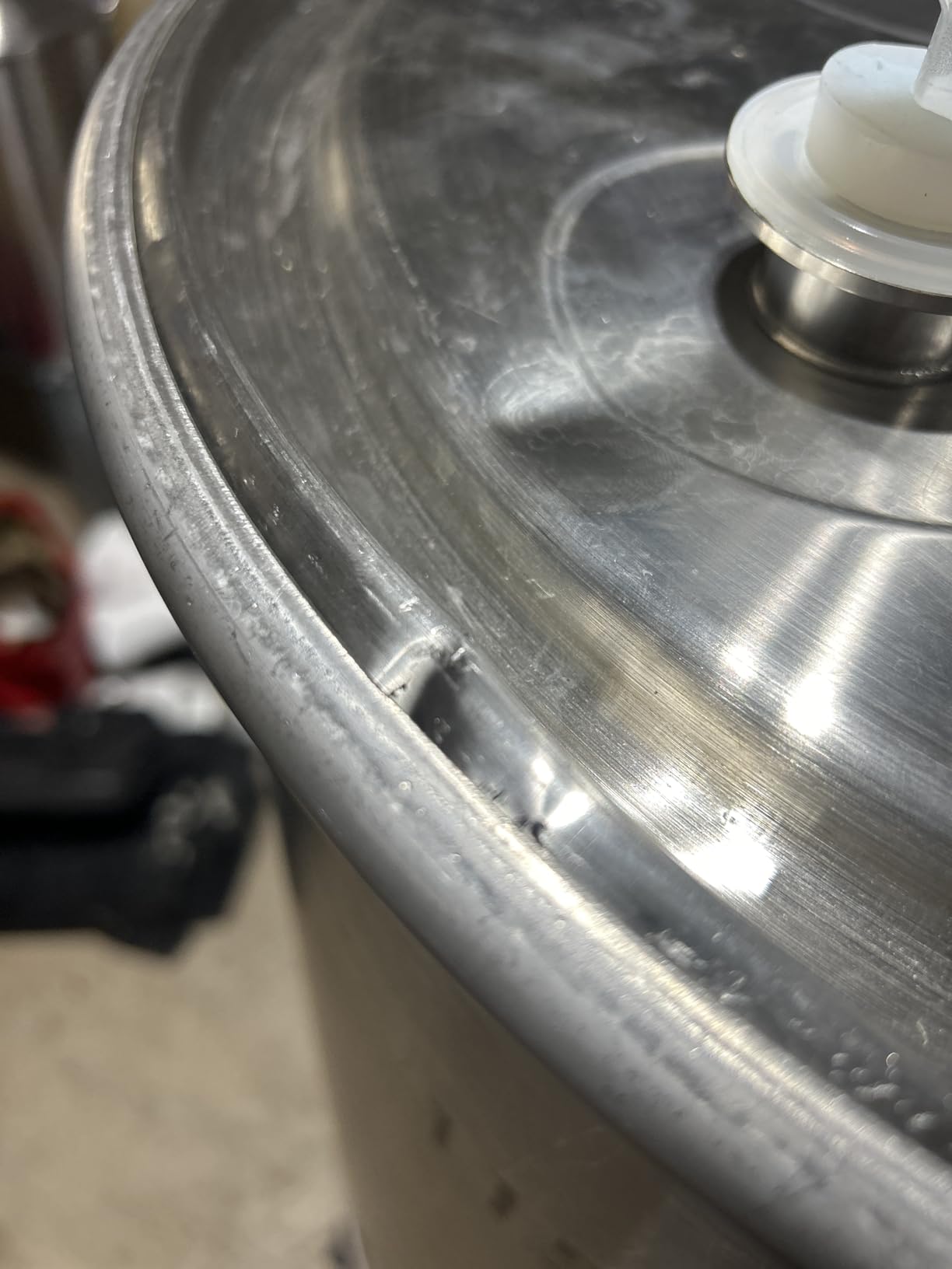 Stainless Steel Fermenter Conical Home Brewing Fermentation Tank (316, 35L) customer photo 1
