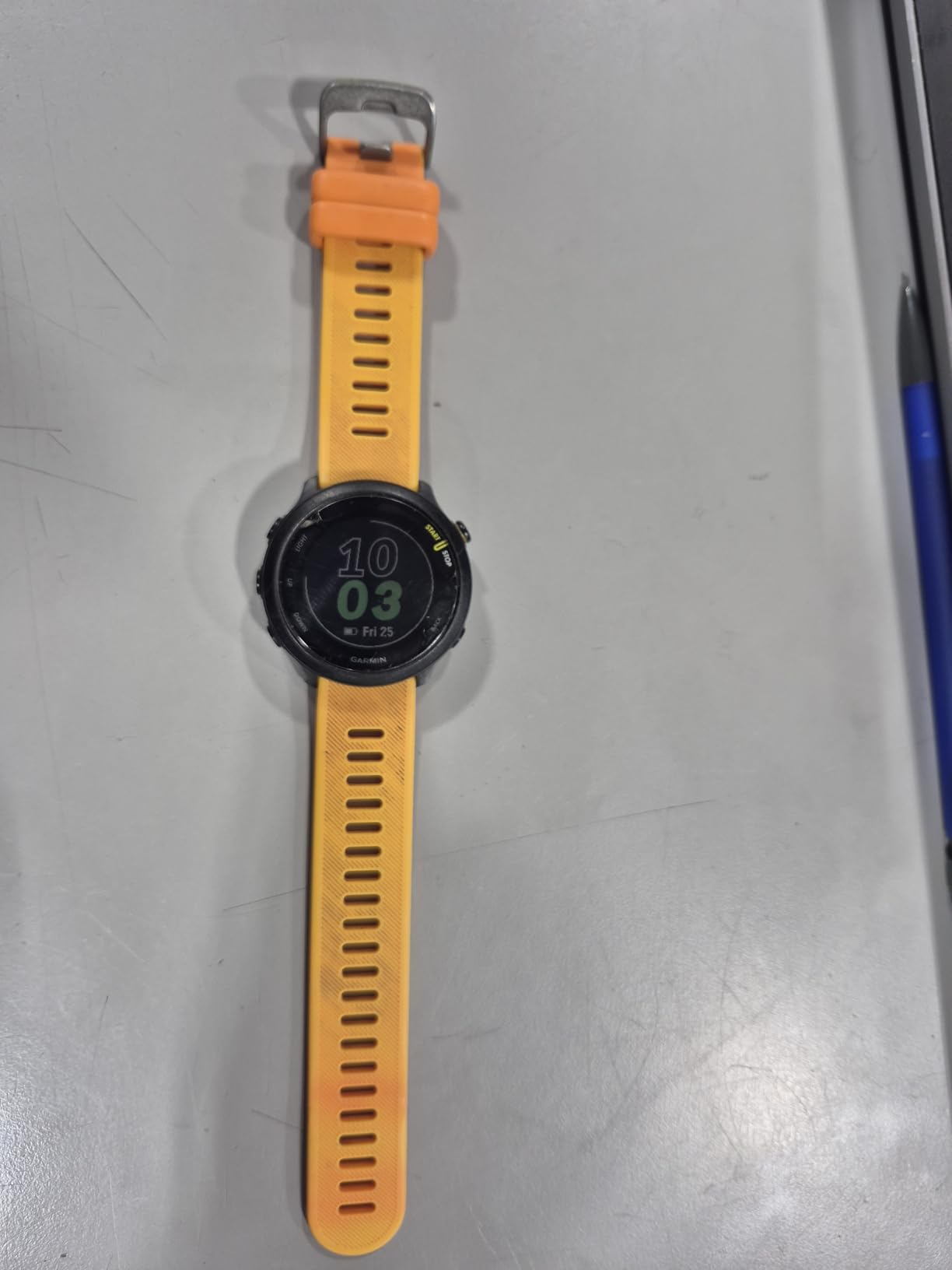 Band Compatible with Garmin Forerunner 55 20mm Soft Silicone Replacement Watch Band Strap Wristband for Forerunner 570 42mm/165/158/645/245/Vivoactive 5/6/Venu 2 Plus/Galaxy watch 4 42MM customer photo 1