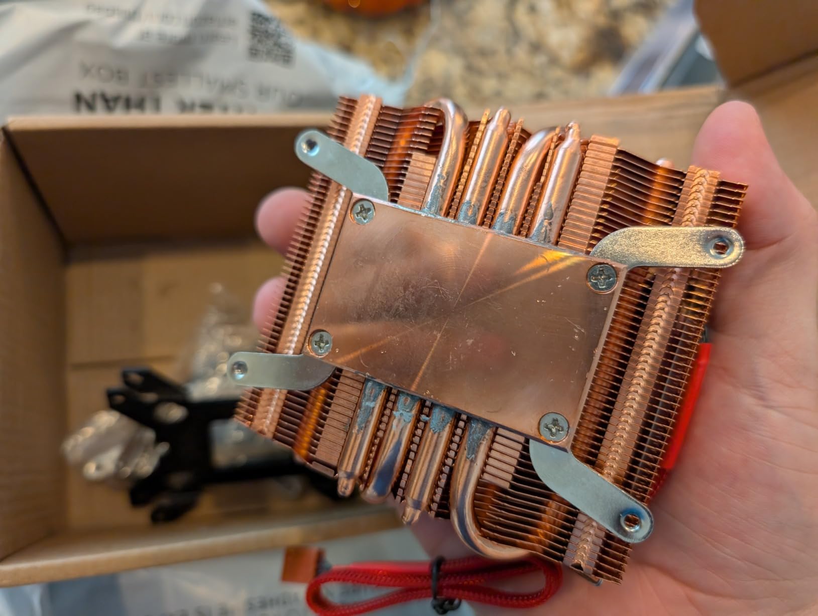 Thermalright AXP90-X47 Full Cooper Low Profile CPU Cooler, with 92mm TL-9015R Slim PWM Fan ITX CPU Cooler, AGHP Technology, 47mm Height,for AMD AM4 AM5/Intel 1700/1150/1151/1200/1851(AXP90 X47 Full) customer photo 1