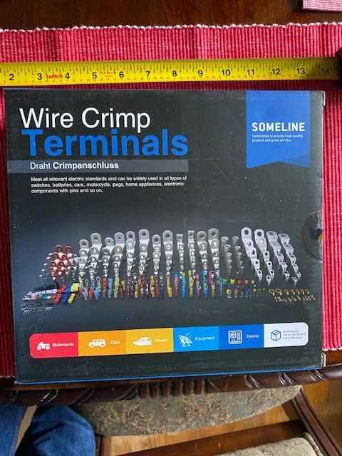 SOMELINE Wire Terminal Crimping Tool Kit, 22-10 AWG with 45-Type Connectors customer photo 1