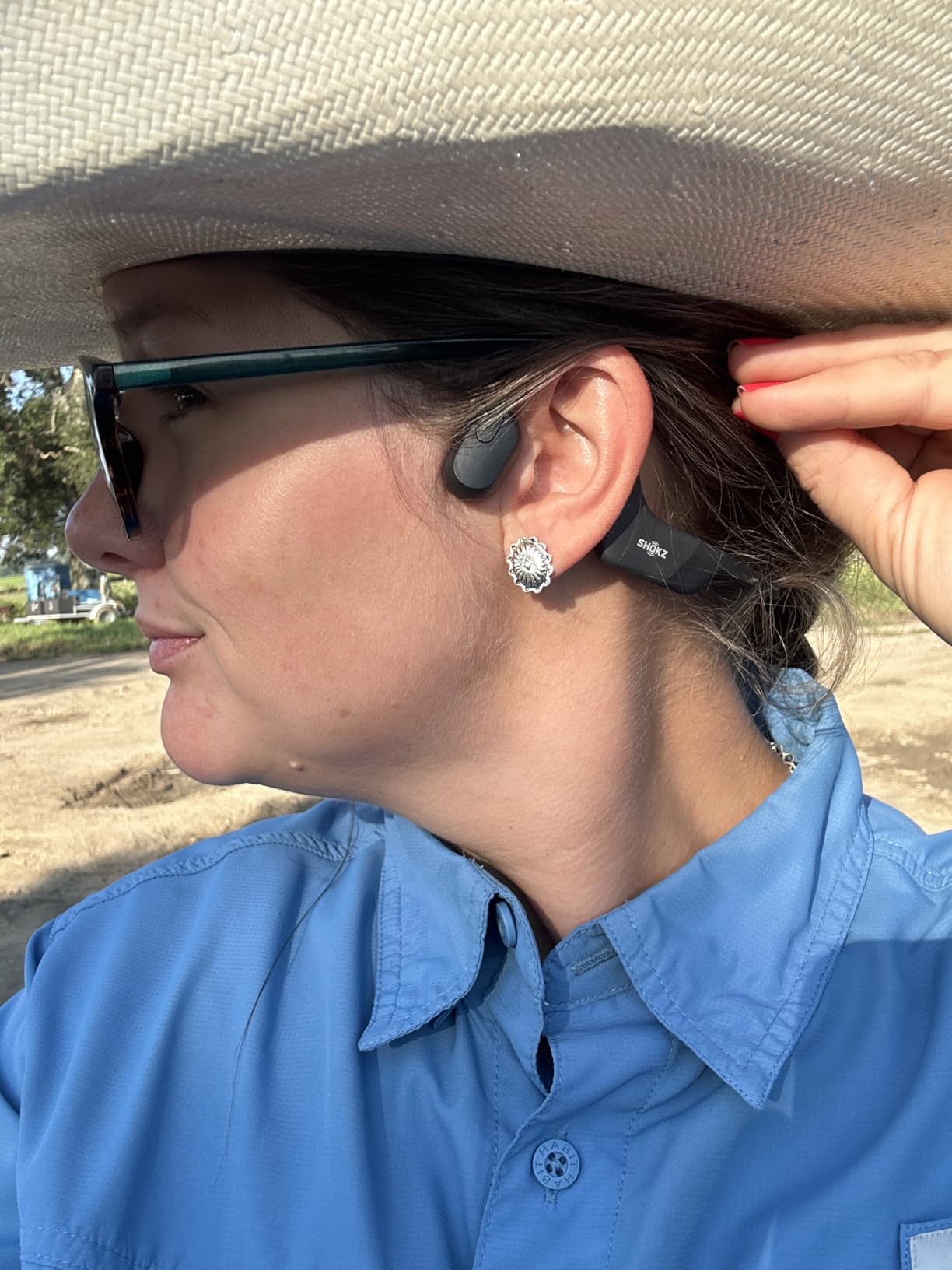 SHOKZ OpenRun Mini Bone Conduction Open-Ear Bluetooth Headphones, Black customer photo 2