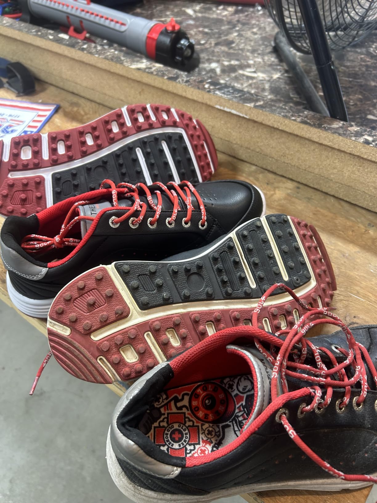 THESTRON 2021 Men Golf Shoes Professional Spikes Golf Sport Sneakers Waterproof Mens Trainers Golfing customer photo 1