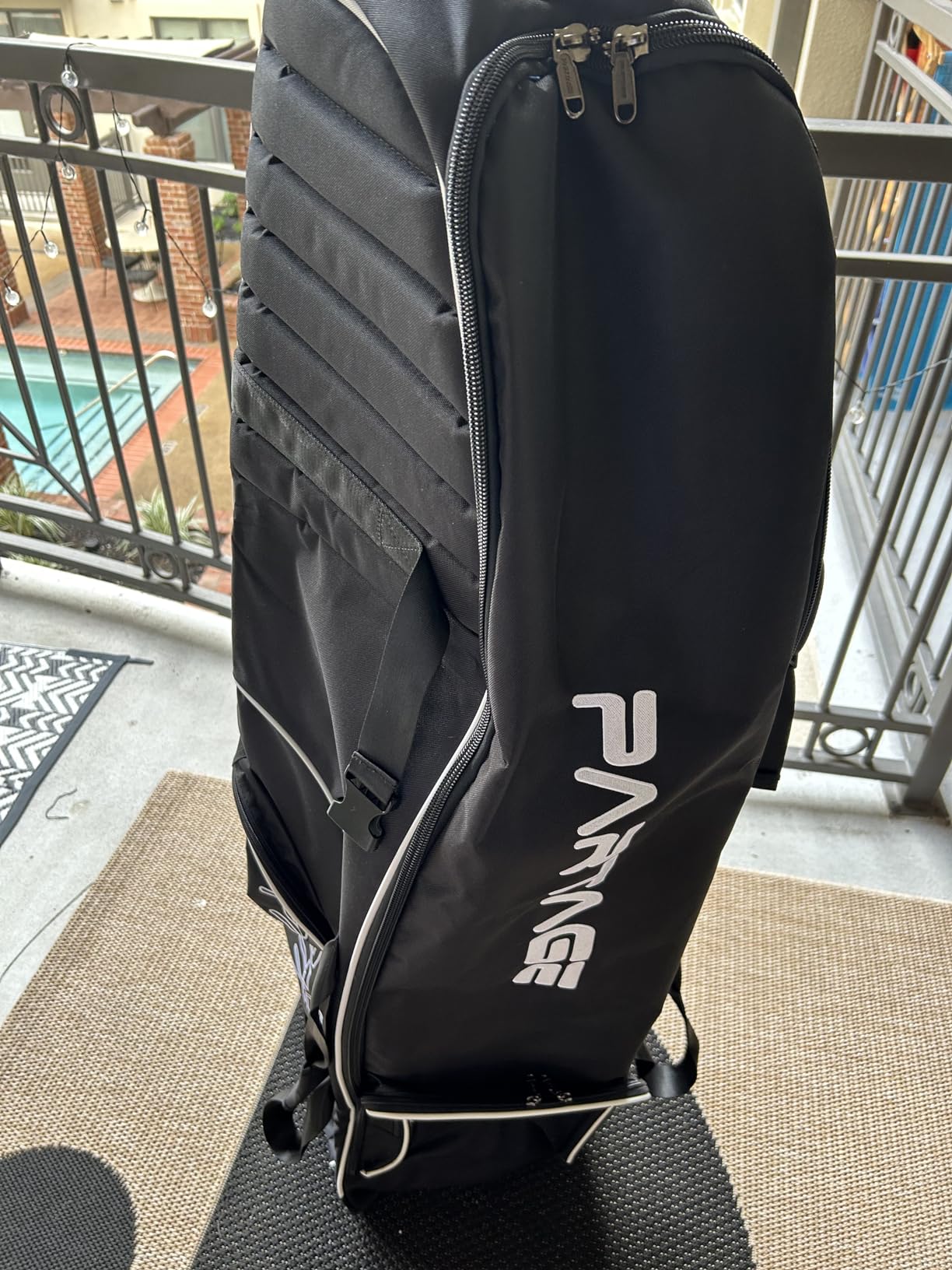 Partage Golf Travel Bag with Wheels, Airline Travel Case, 900D Oxford, Foldable Storage customer photo 1