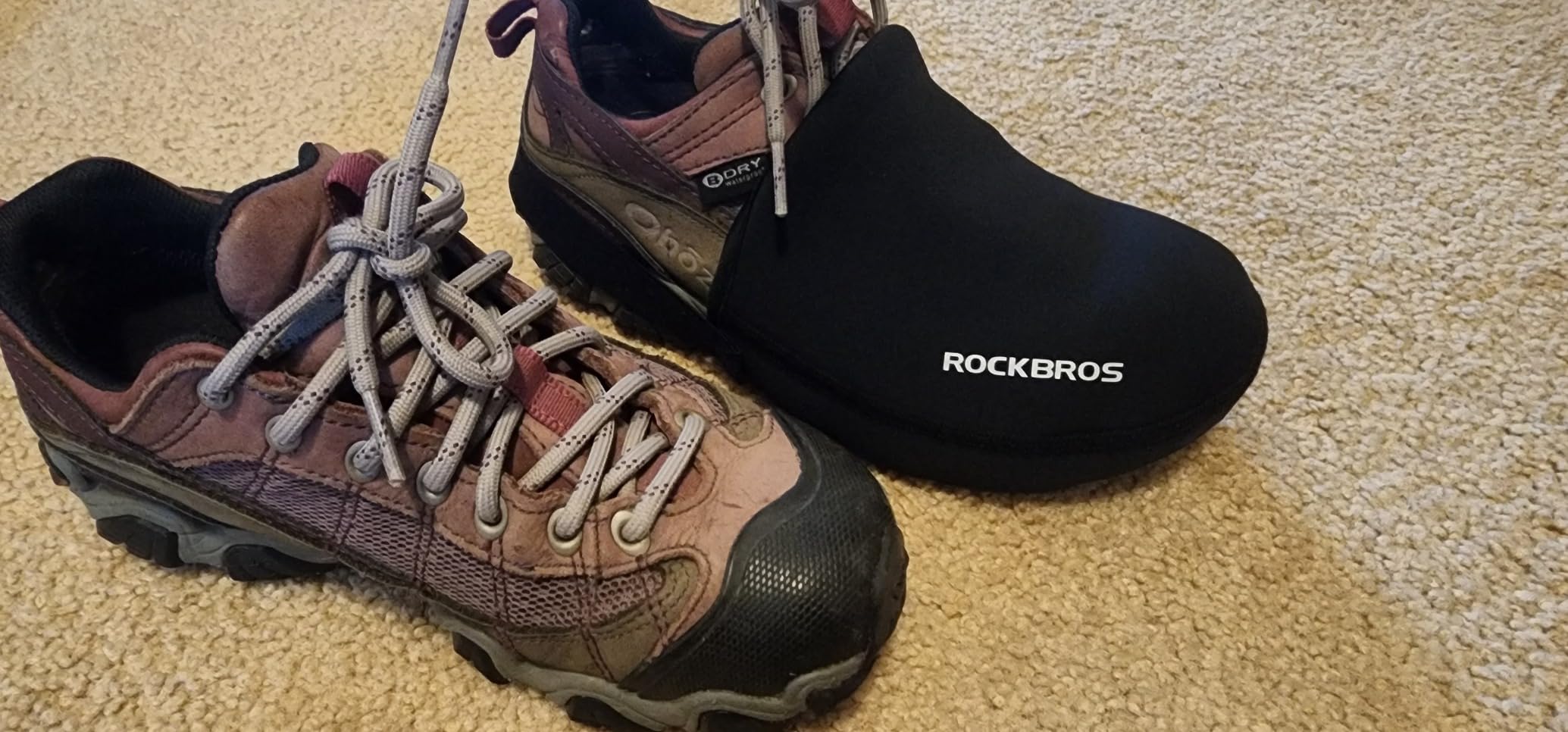 ROCKBROS Cycling Shoe Toe Covers for Men Women Winter customer photo 2