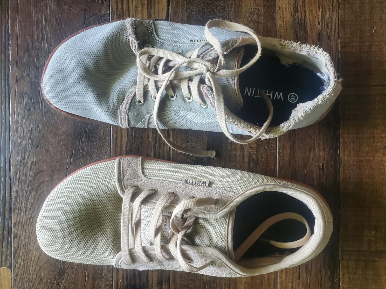 WHITIN Men's Wide Barefoot Sneakers for Optimal Relaxation W81 customer photo 1