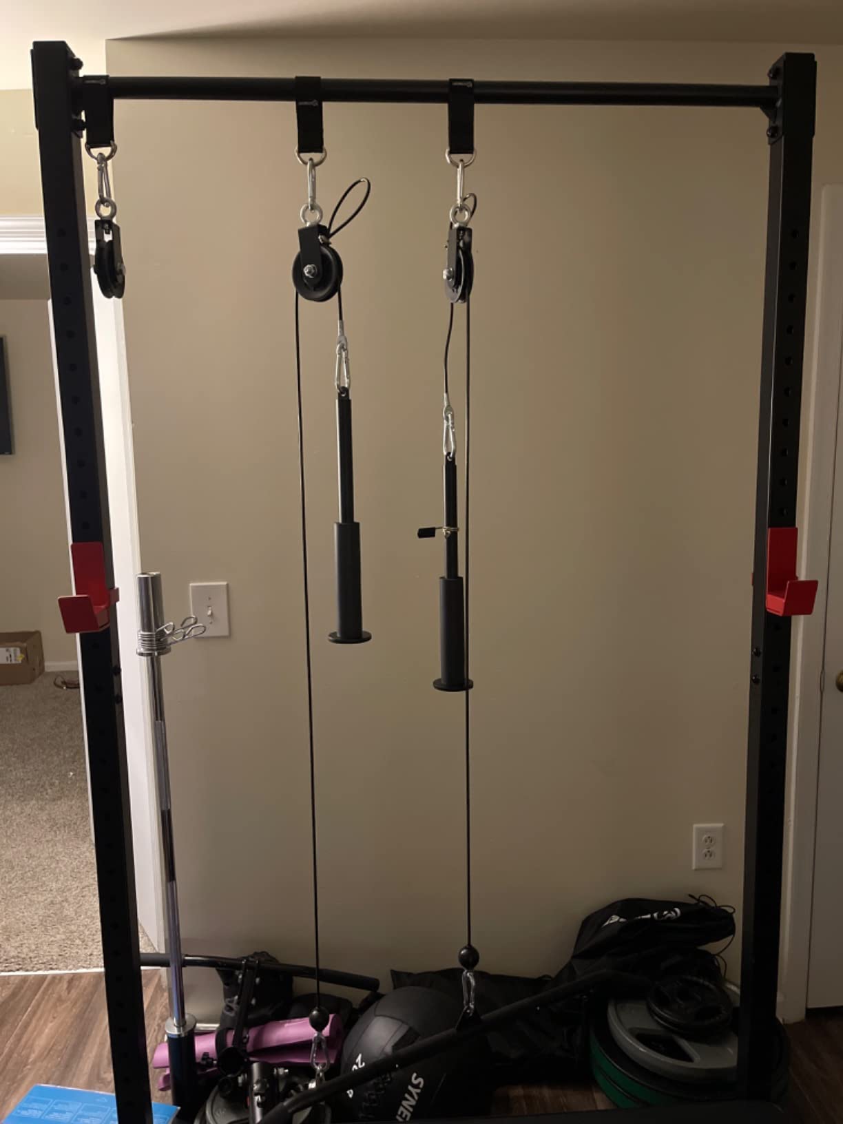 FitBeast Pulley System Gym, Cable Weight Pulley System for Gym LAT Pulldown, Biceps Curl Workout, Ideal Home Gym Equipment for Forearm, Shoulder, Strength Training customer photo 2