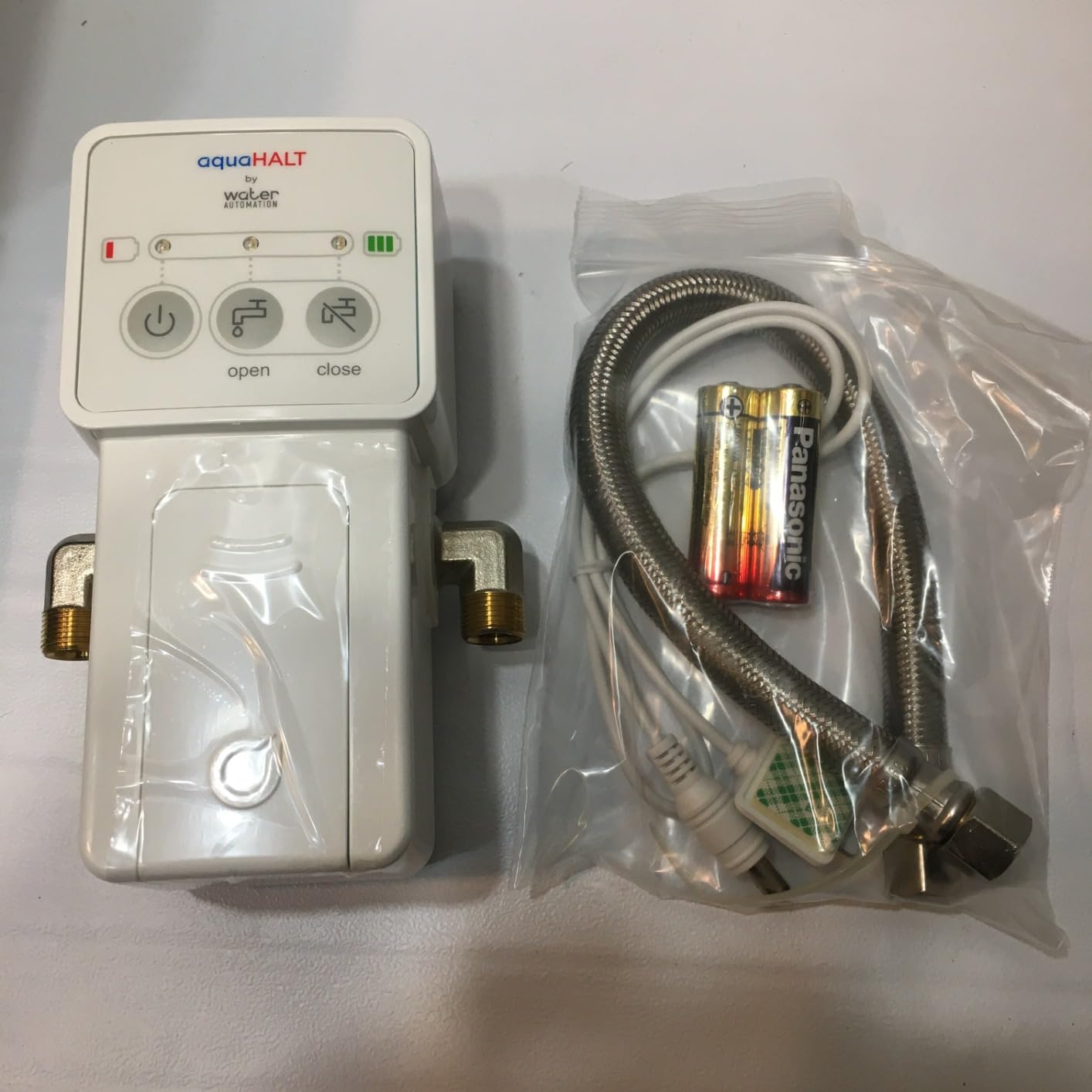 Smart Home Water Toilet Leak Detector Alarm and Automatic Shut Off Valve customer photo 2