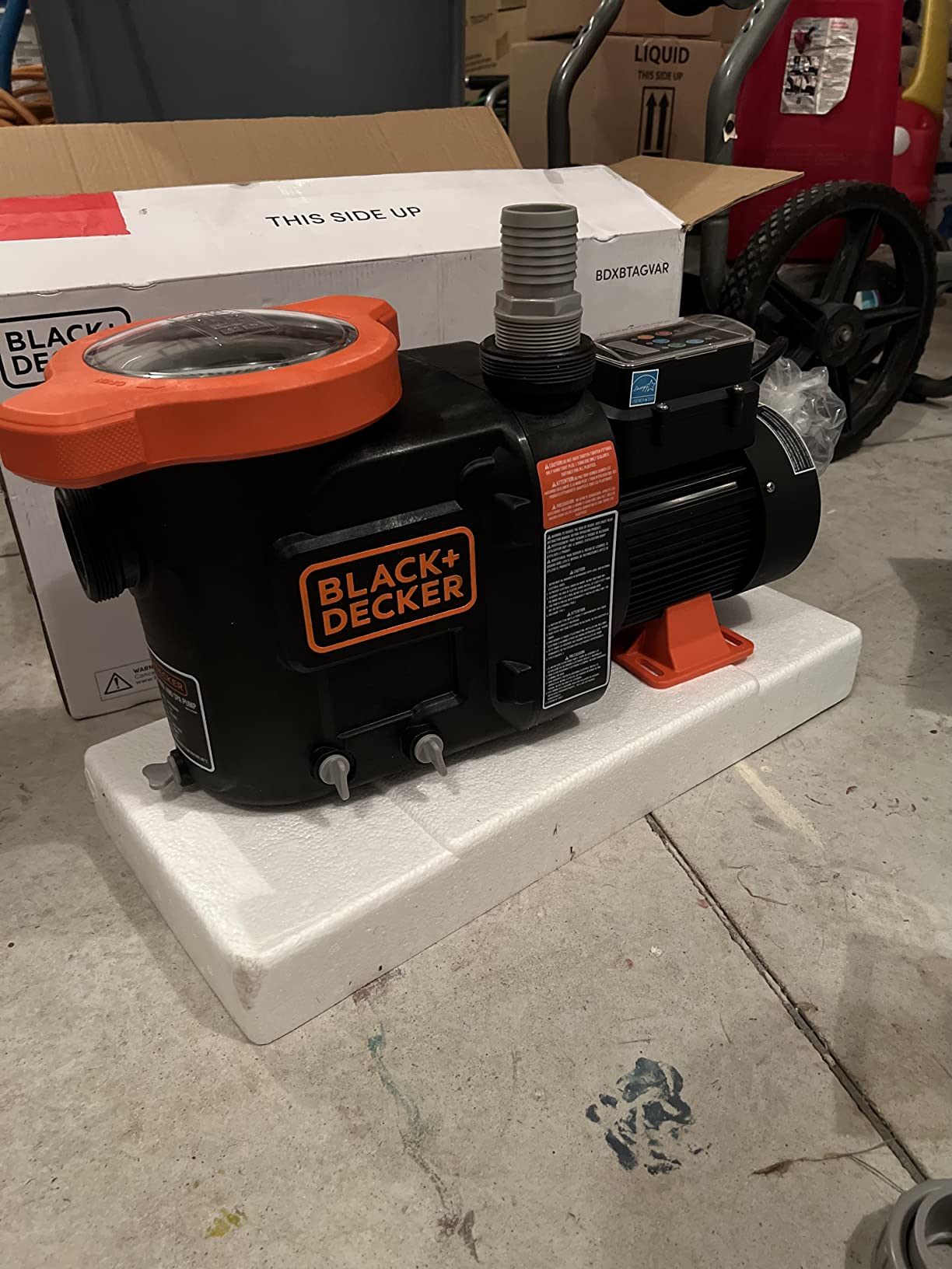 BLACK+DECKER 1.5 HP Variable Speed Above Ground Pool Pump – WiFi Enabled, Energy Star Certified customer photo 2