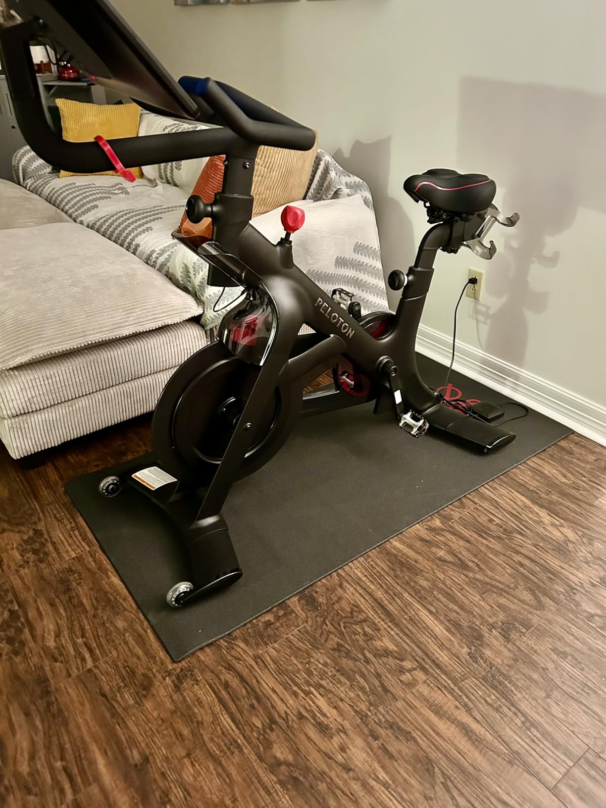 Bike Mat Compatible with Peloton Bike, 6mm Floor Protector customer photo 2