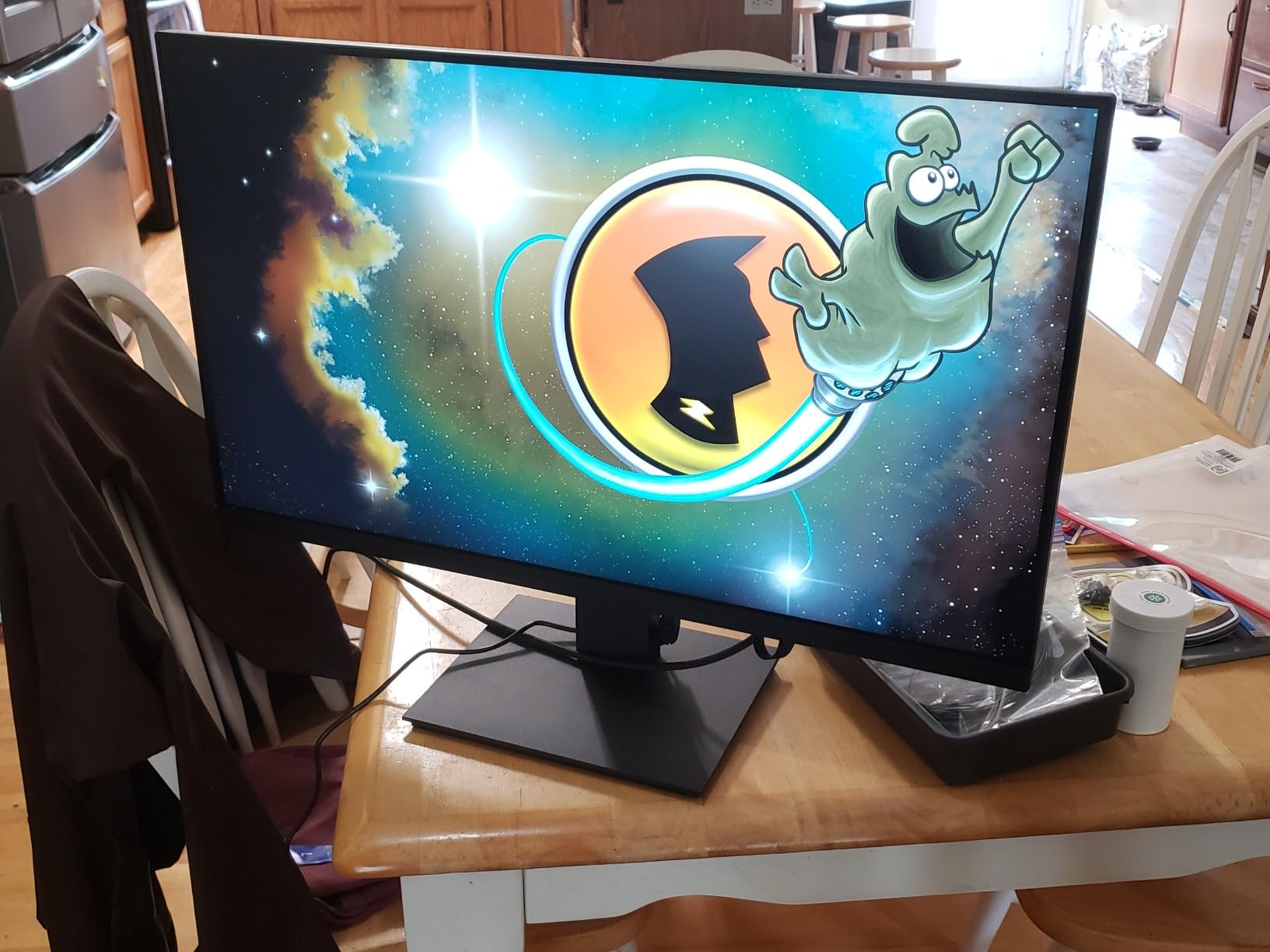 KOORUI 24-inch Computer Monitor FHD 100Hz VA HDMI/VGA, Audio Out customer photo 1