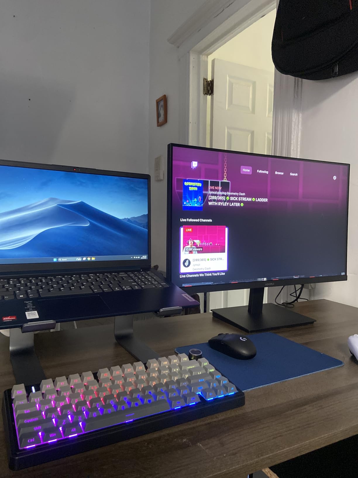 KOORUI 24-inch Computer Monitor FHD 100Hz VA HDMI/VGA, Audio Out customer photo 2