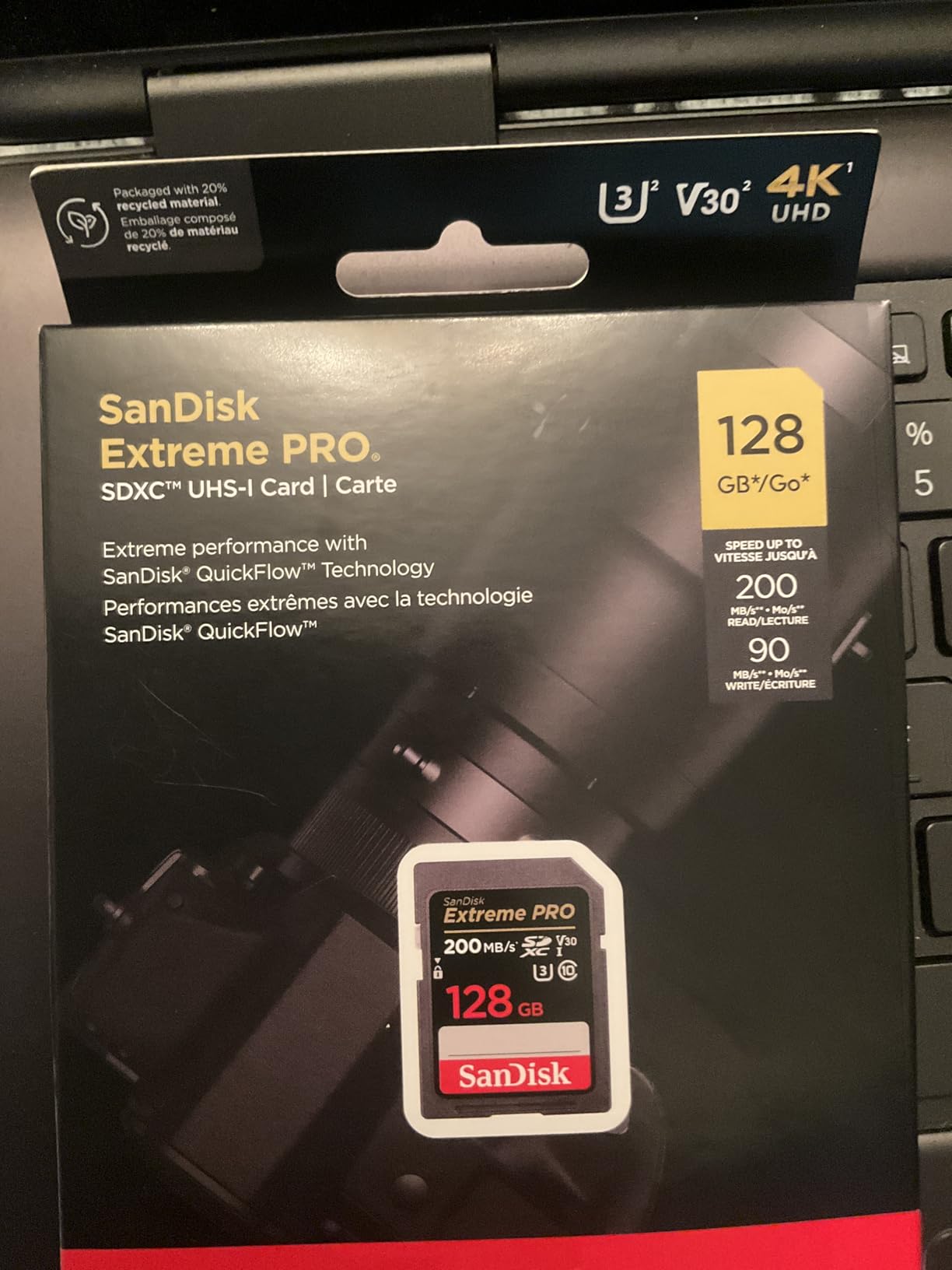 SANDISK 64GB Extreme PRO SDXC UHS-I Memory Card - C10, U3, V30, 4K UHD, SD Card - SDSDXXU-064G-GN4IN customer photo 2