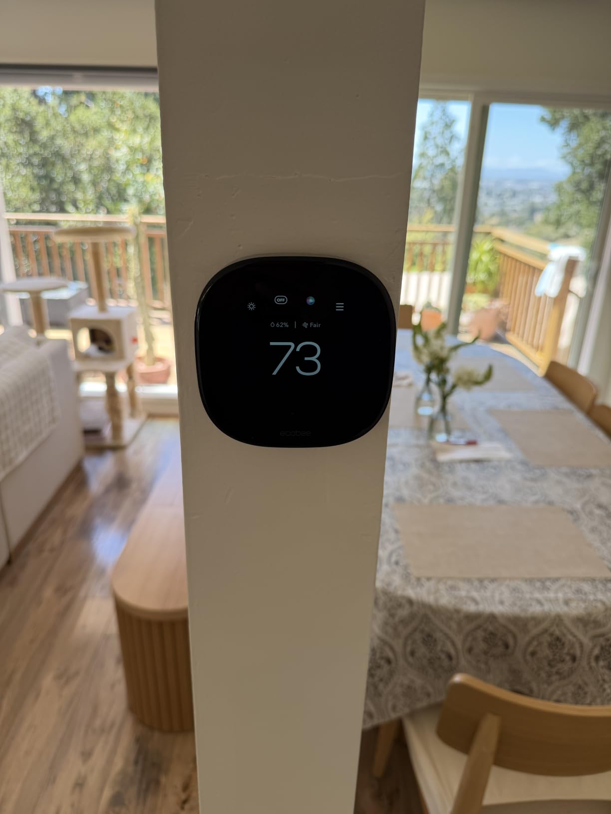 ecobee Smart Thermostat Premium - WiFi, Siri & Alexa Built-In, Smart Sensor customer photo 2
