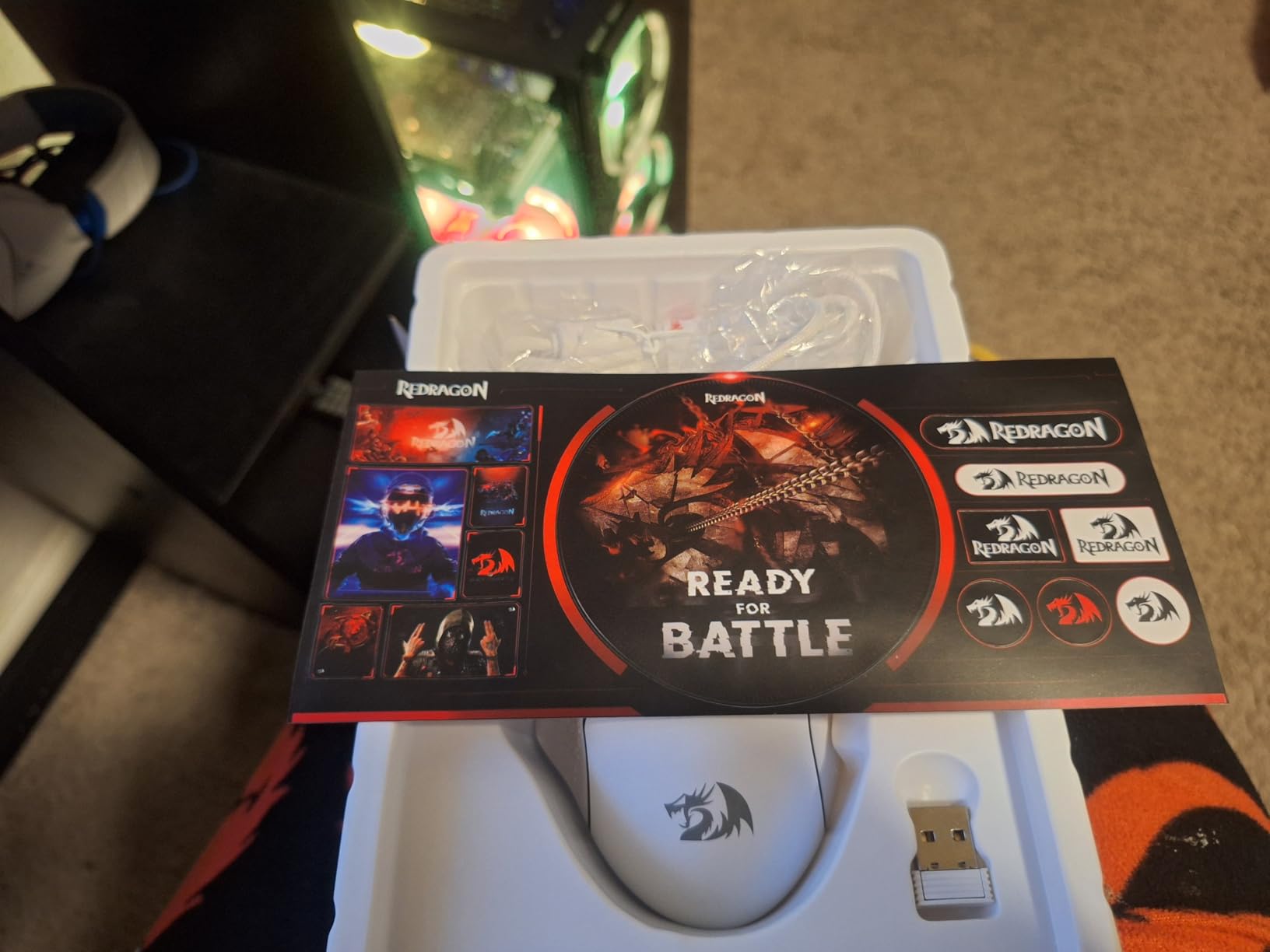 Redragon M810 PRO Wireless RGB Gaming Mouse 10000 DPI Remapping Keys customer photo 2
