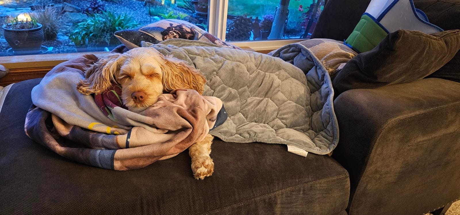 Kivik Weighted Lap Blanket, 7lbs Weighted Lap Pad for Adults, 24