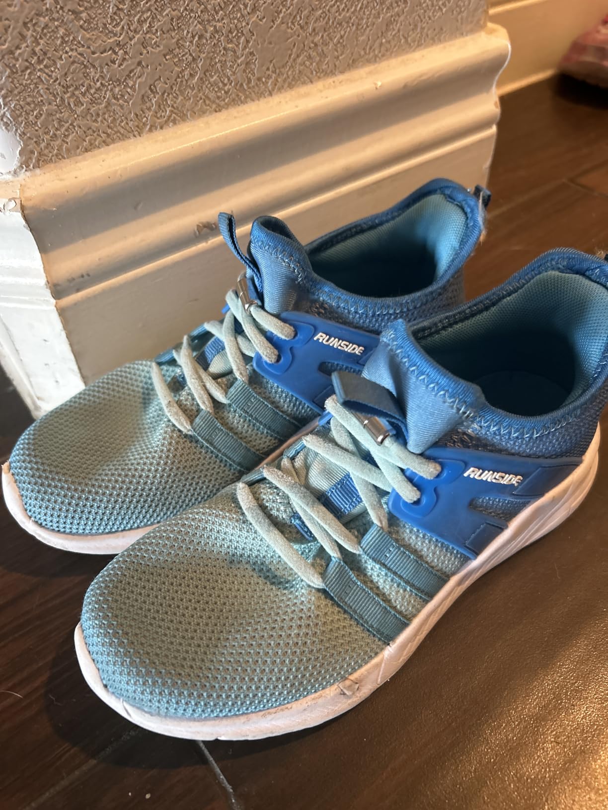 RUNSIDE Girls Tennis Shoes Lace-up Running Sneaker for Kids customer photo 2