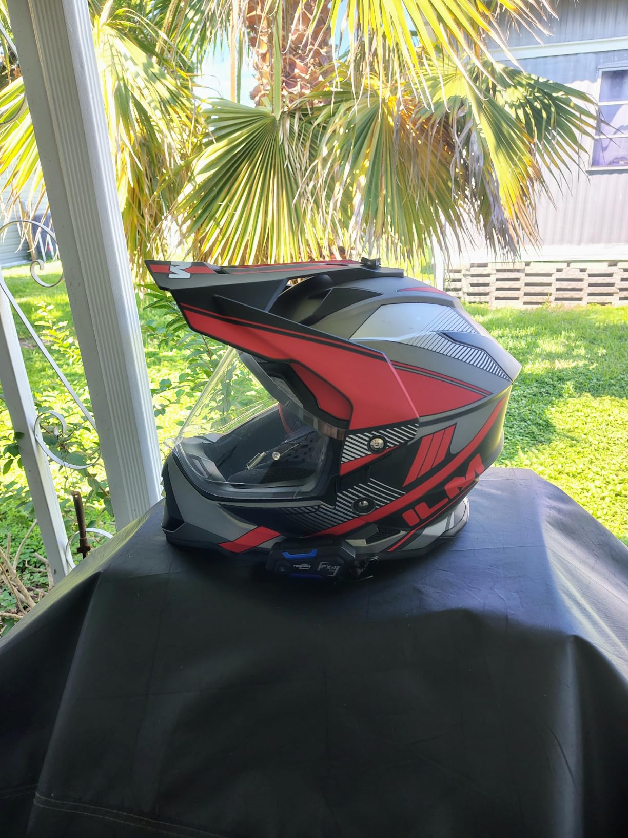 ILM Dual Sport Adventure Motorcycle Helmet with Pinlock Visor WS902 | Dual Visor, Ventilation, Wide View, Snowmobile ATV Dirt Bike Off-Road E-Bike customer photo 1