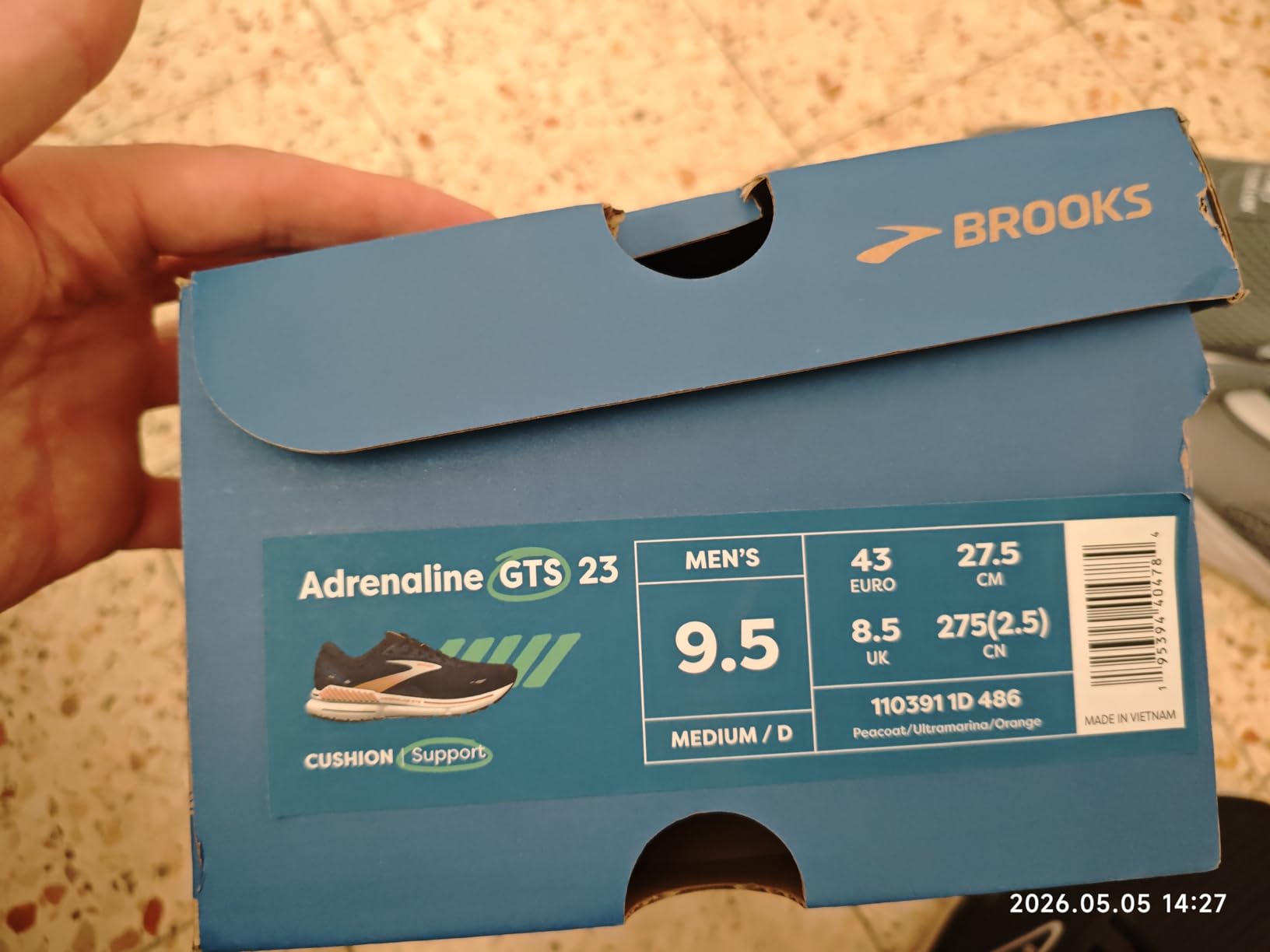 Brooks Men's Adrenaline GTS 23 Sneaker customer photo 2