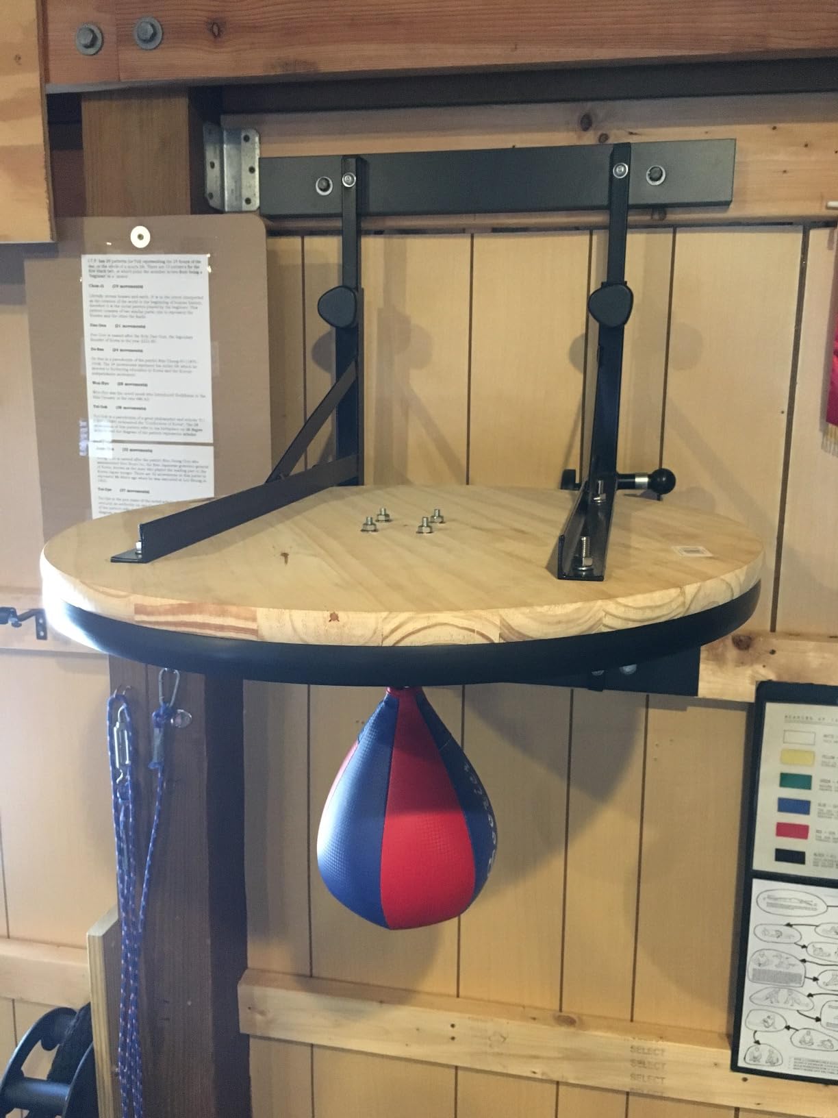 Soozier Adjustable Speed Bag Platform with 360-Degree Swivel 10'' Speedbag | Wall Mounted Speed Bags for Boxing customer photo 1