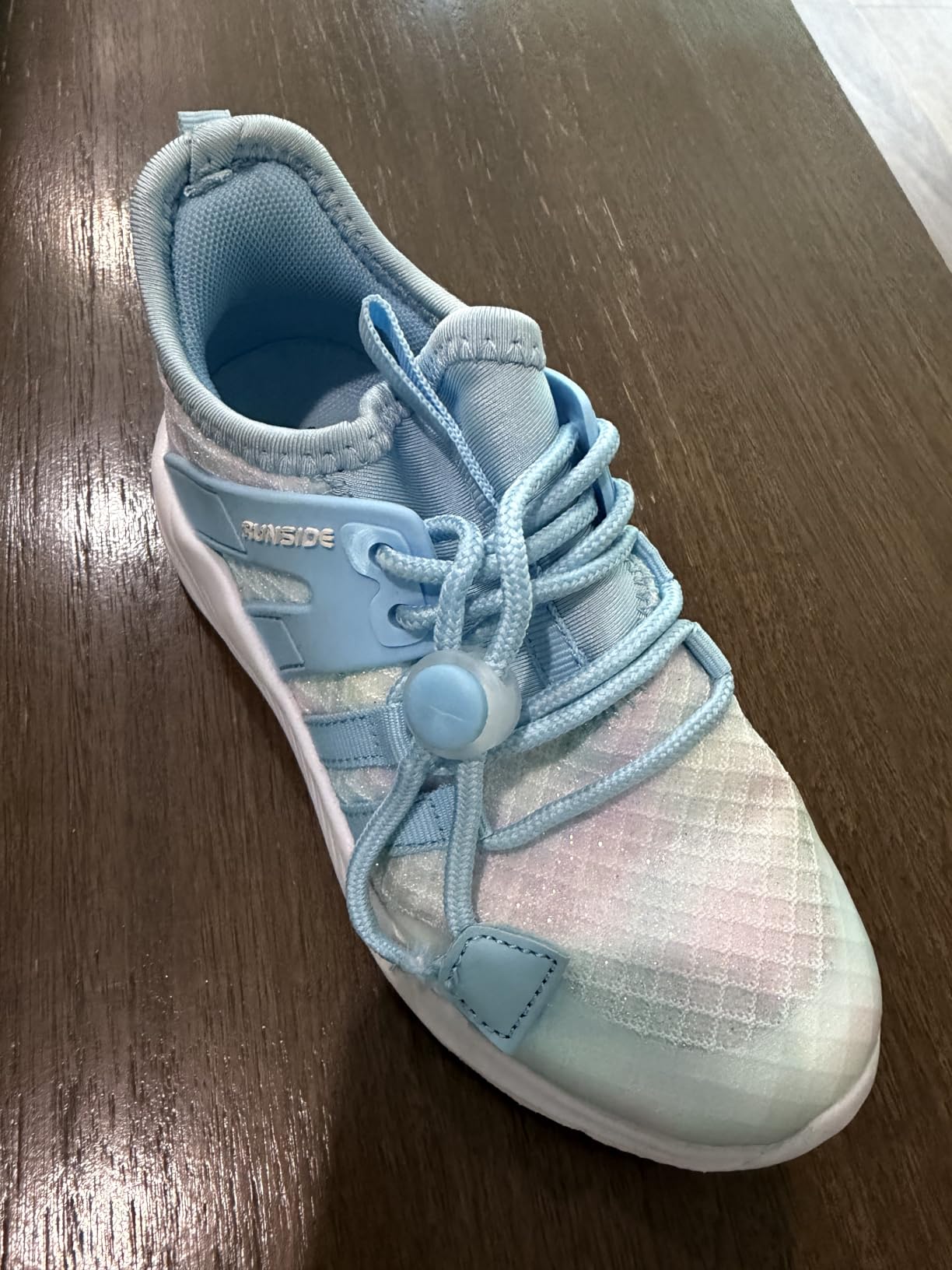 RUNSIDE Girls Lightweight Lace-up Gradient Running Sneakers customer photo 1