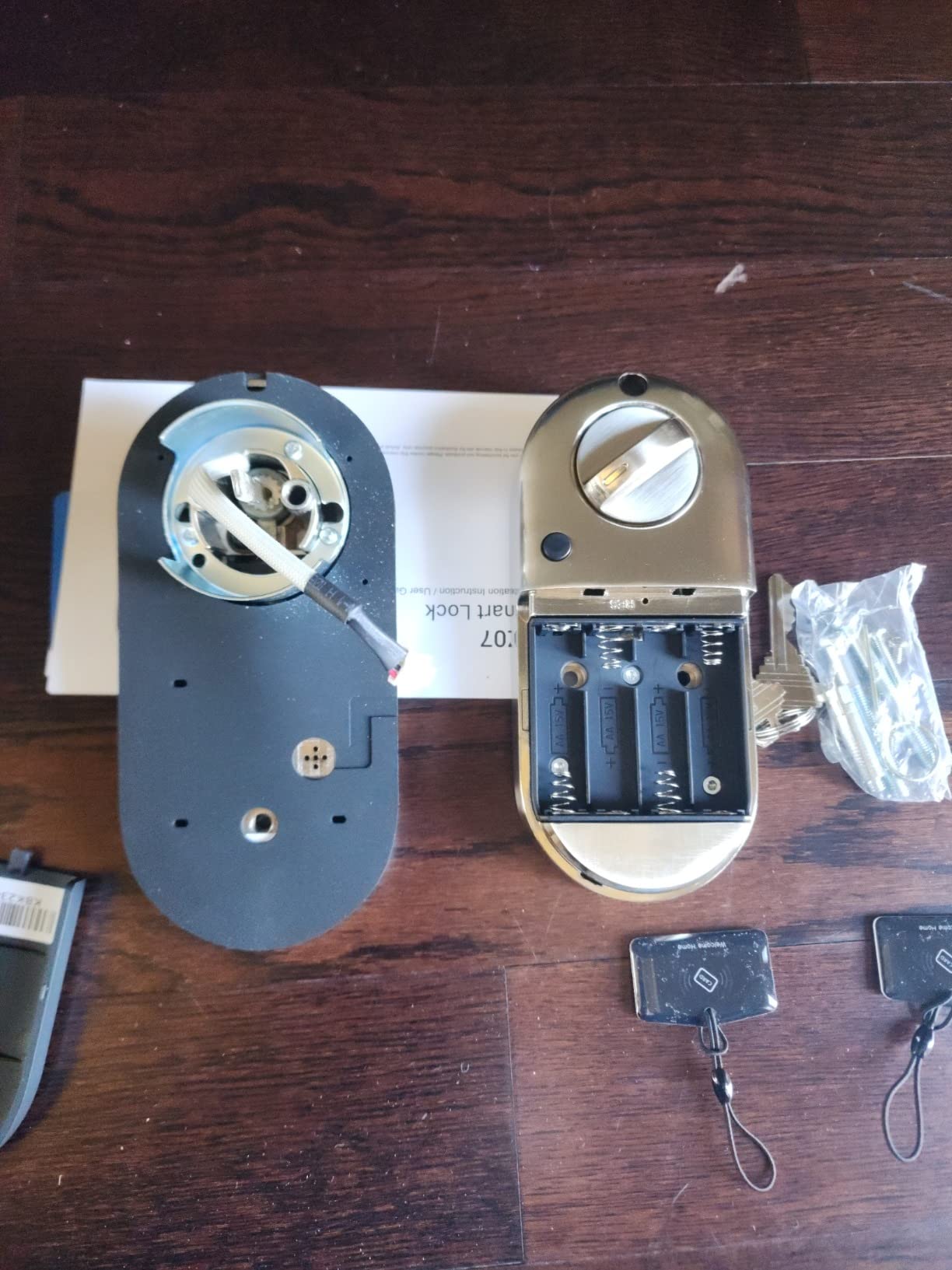 Veise RZ07 Fingerprint Smart Door Lock Deadbolt, App Control, Satin Nickel customer photo 2