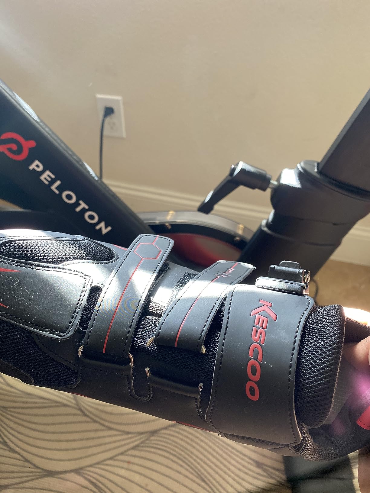 KESCOO Unisex Cycling Shoes Compatible with Peloton Indoor Road Bike customer photo 1