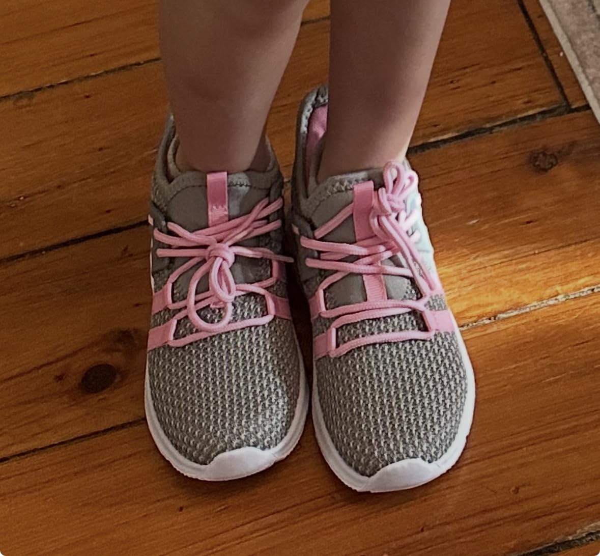RUNSIDE Girls Tennis Shoes Lace-up Running Sneaker for Kids customer photo 2