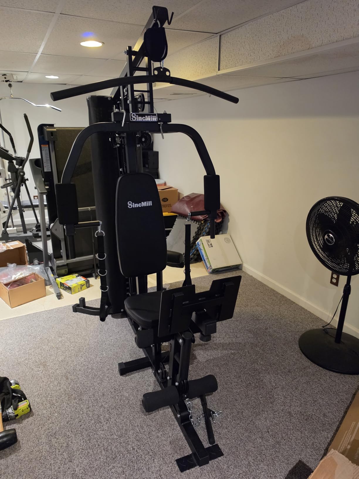 SincMill Home Gym Multifunctional Full Body Workout Equipment for Home Exercise Fitness customer photo 1