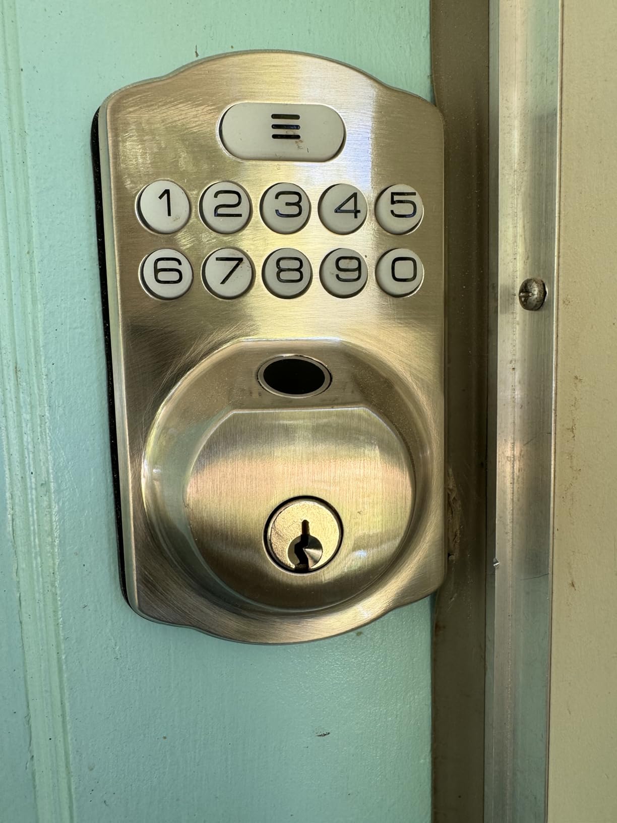 Veise KS02A Fingerprint Door Lock, Keypad Deadbolt, Matte Black customer photo 1