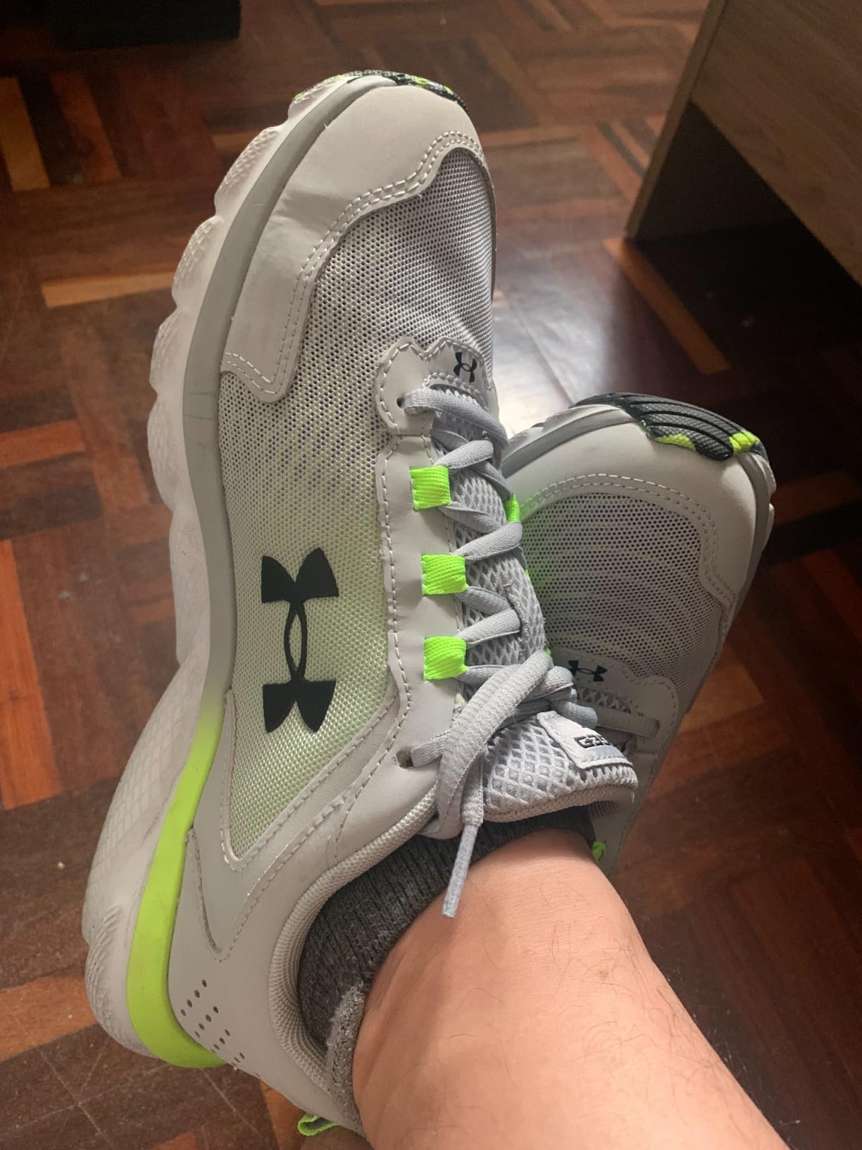 Under Armour Mens Charged Assert 9 Marble Running Shoe customer photo 2