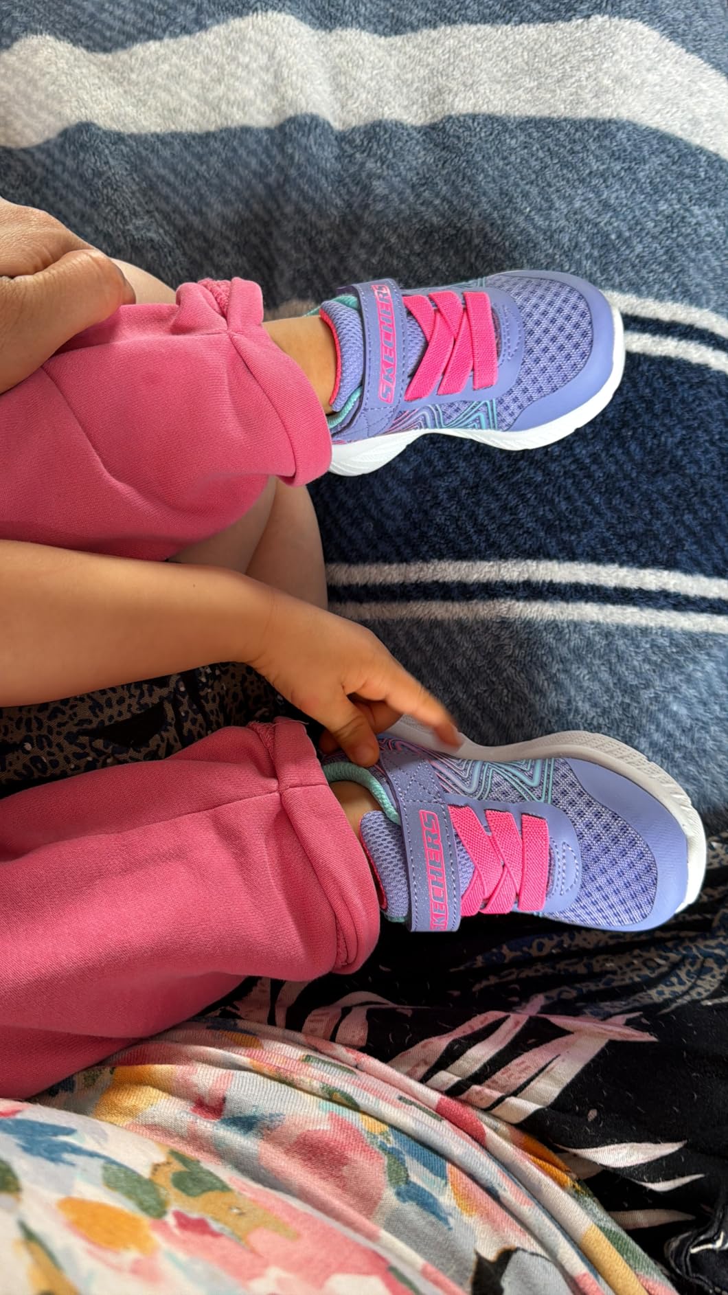 Skechers Girls' Microspec Swirl Sweet customer photo 1