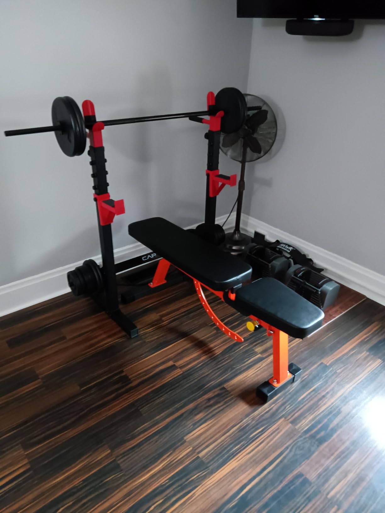CAP Barbell Adjustable Multi-Function Squat Rack customer photo 1