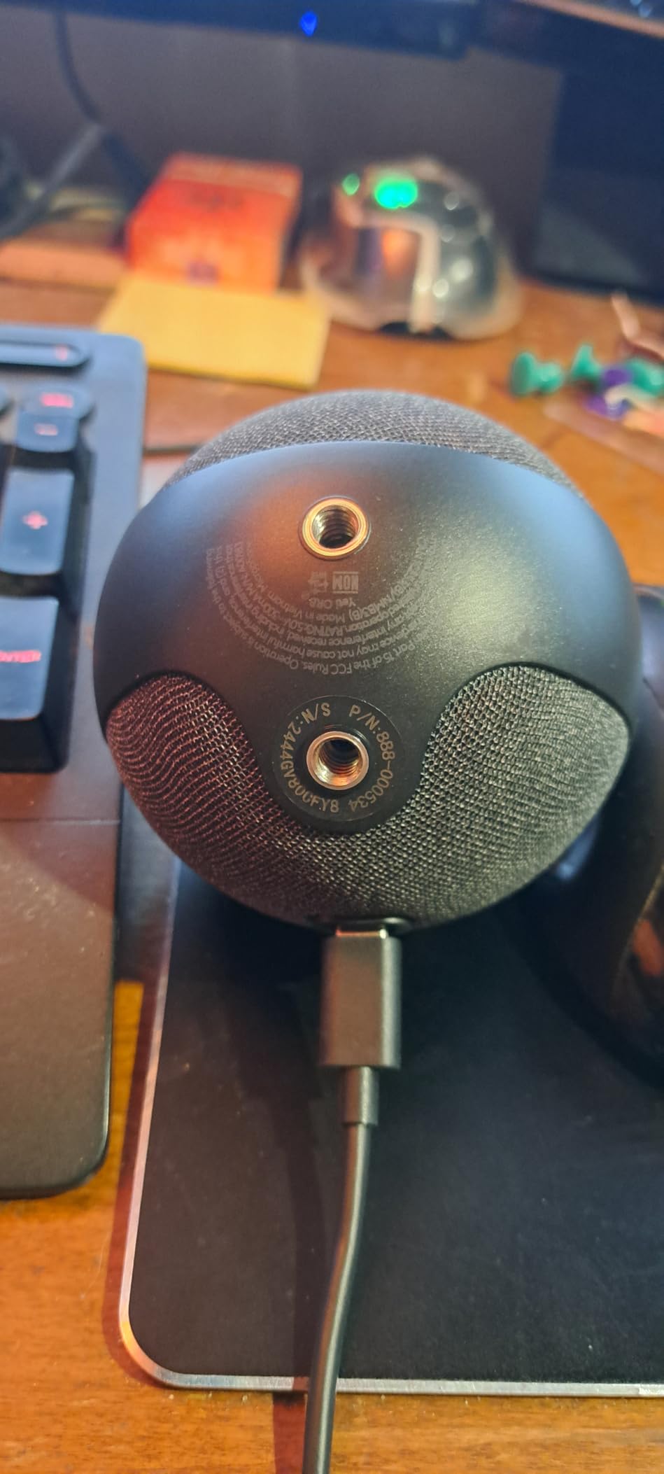 Logitech G Yeti Orb Condenser RGB USB Gaming Microphone - Black customer photo 1