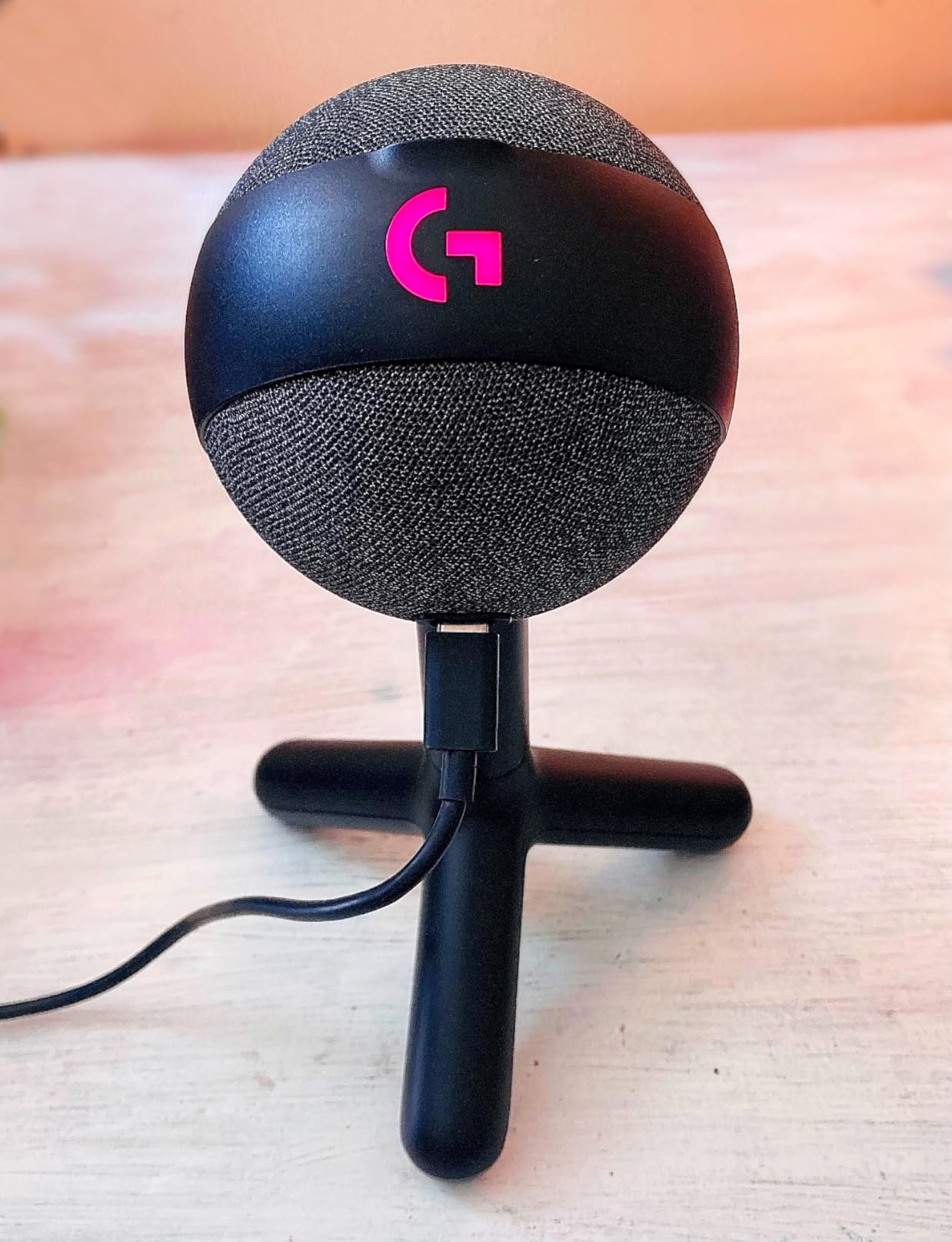 Logitech G Yeti Orb Condenser RGB USB Gaming Microphone - Black customer photo 2